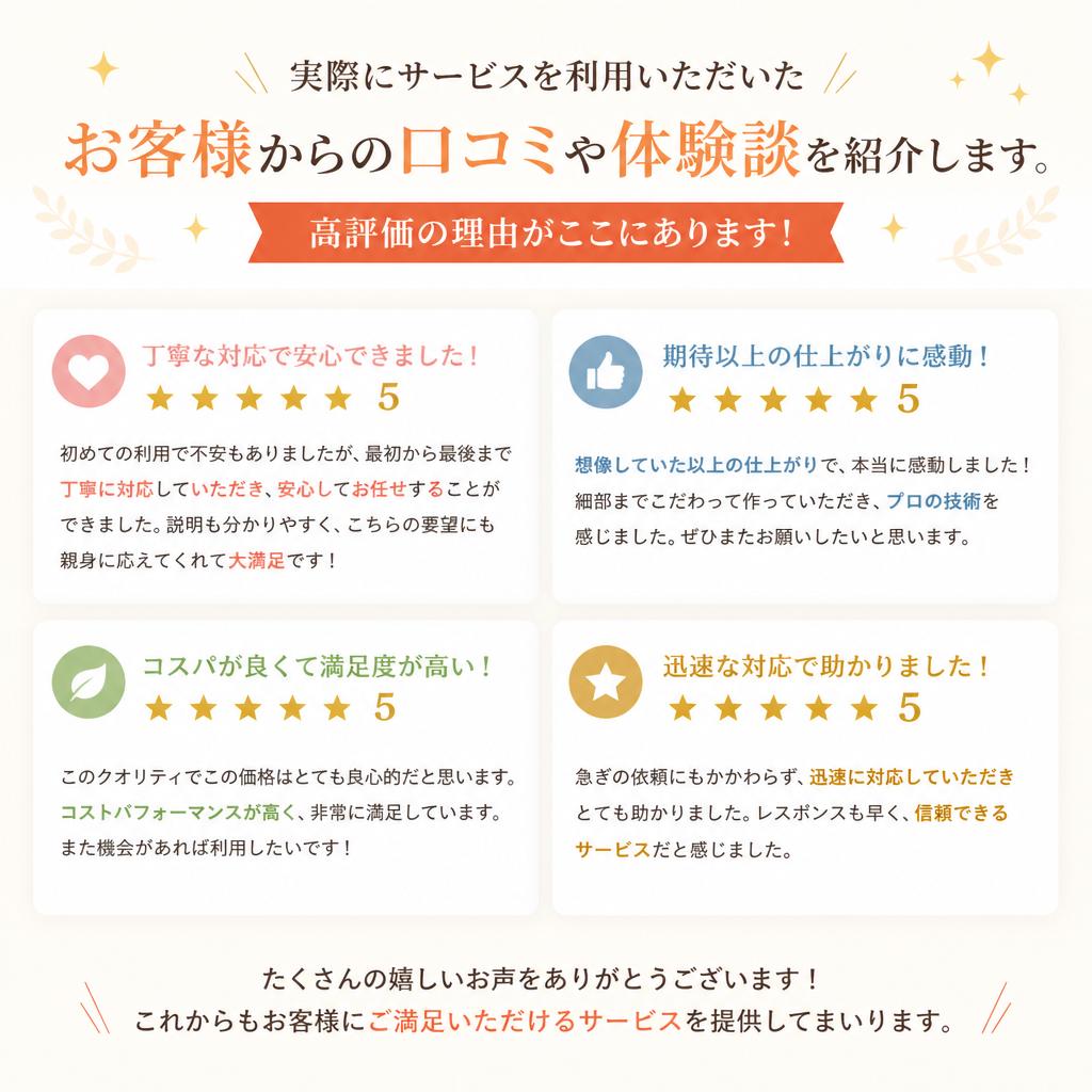 お客様の声