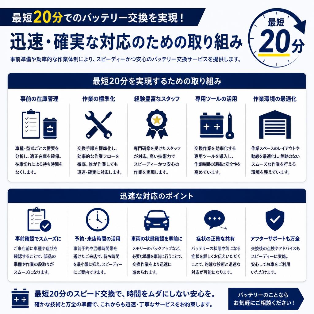 スピーディなサービス