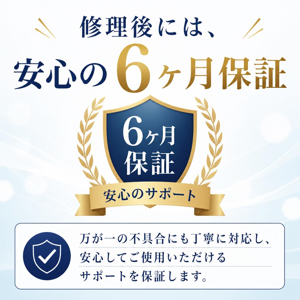 高品質な修理保証