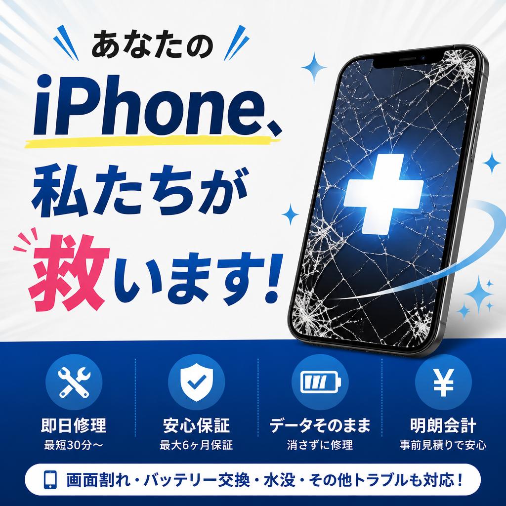 あなたのiPhone、私たちが救います！