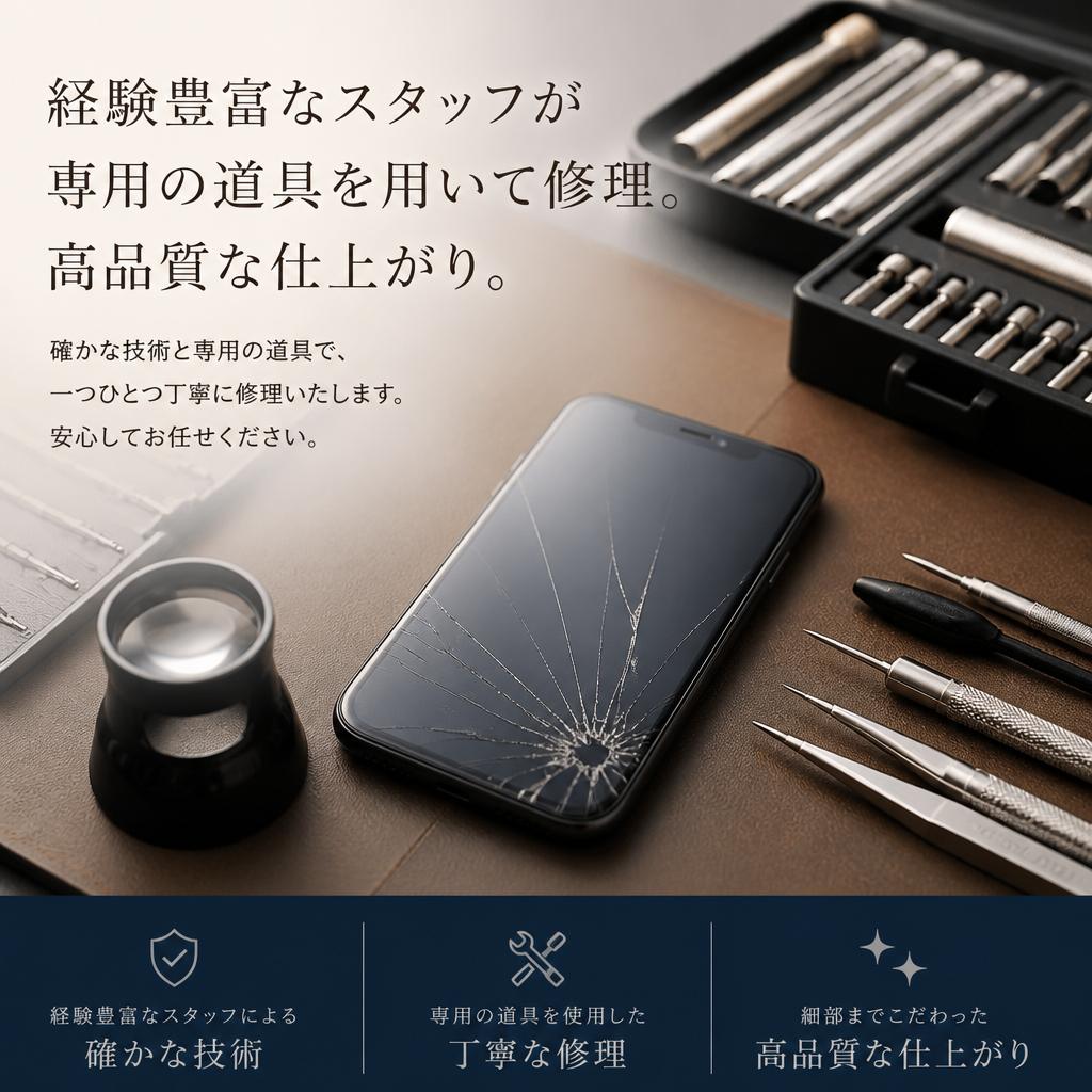 5. 高品質な修理技術