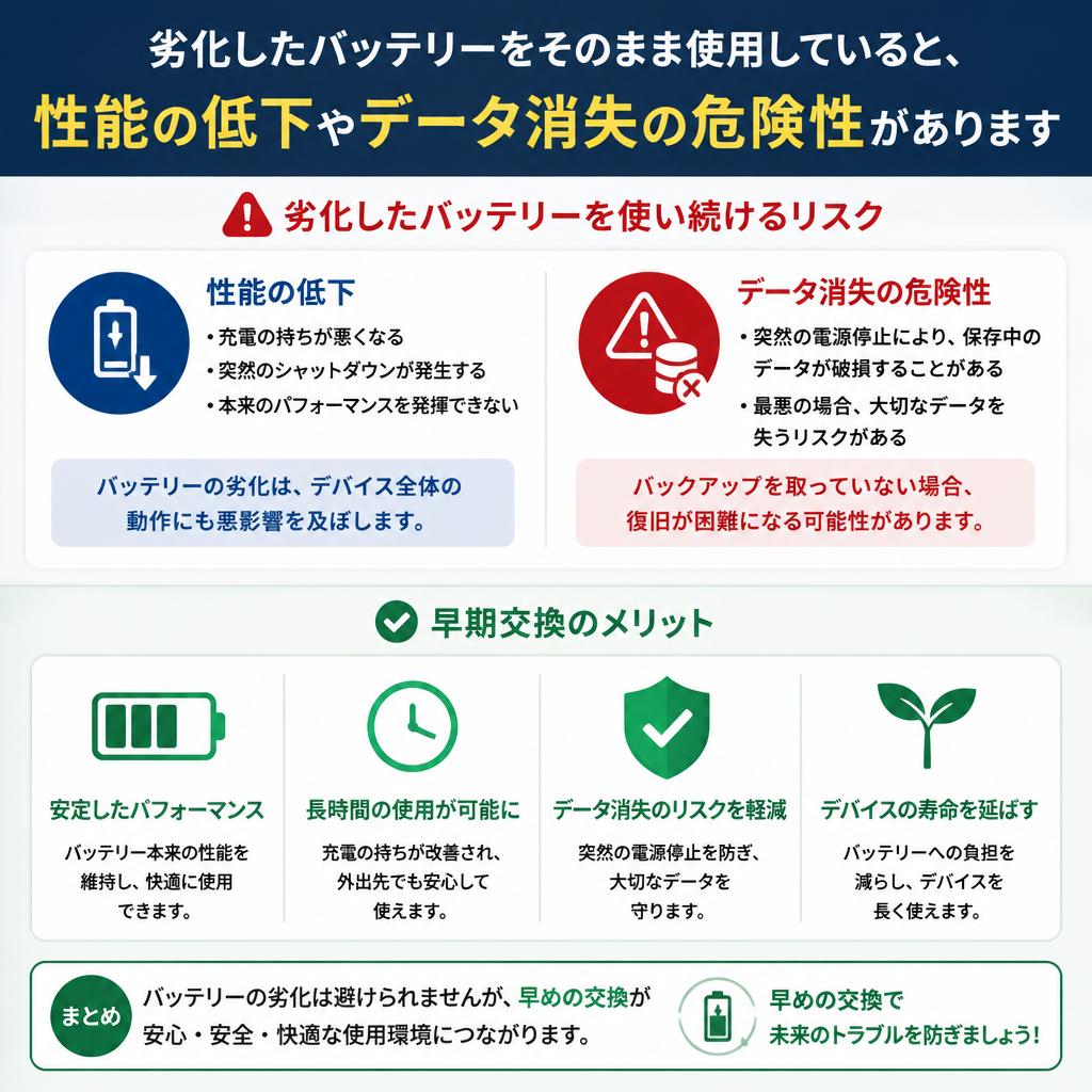 バッテリー交換の重要性