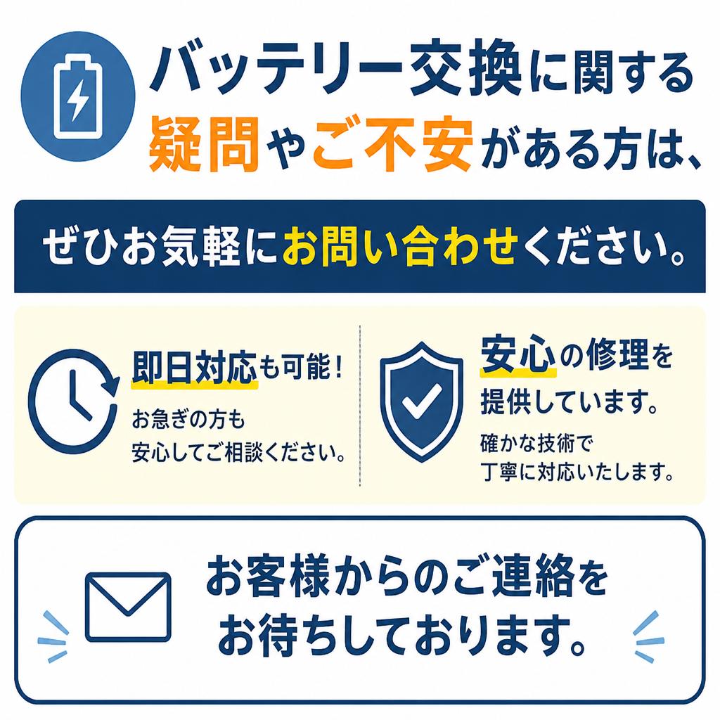 今すぐお問い合わせを！