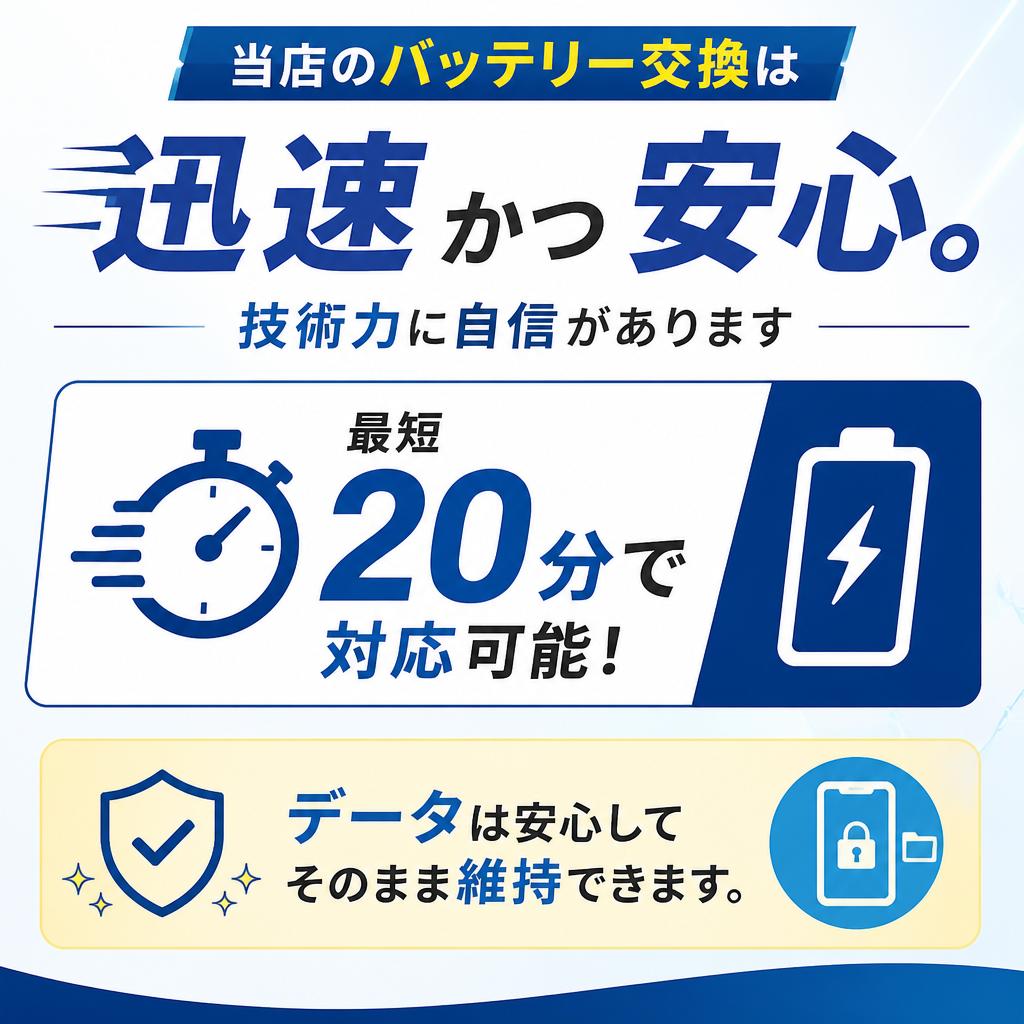 迅速・安心のバッテリー交換サービス