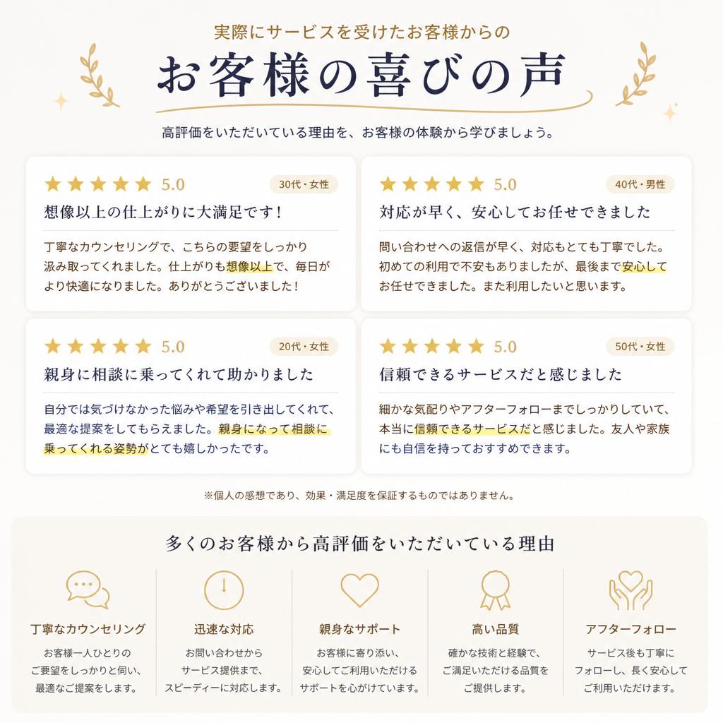 お客様の声