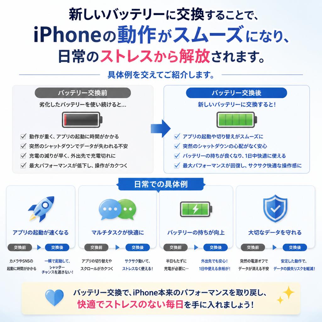 交換による性能向上